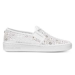 michael kors kane perforated slip on sneakers